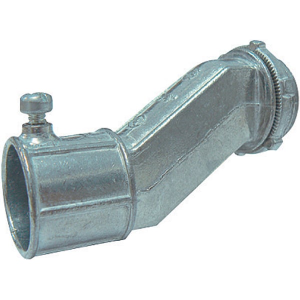 Gampak Sigma Engineered Solutions ProConnex 1/2 in. D Die-Cast Zinc Offset Set Screw Connector For EMT 1 pk 49006 - main